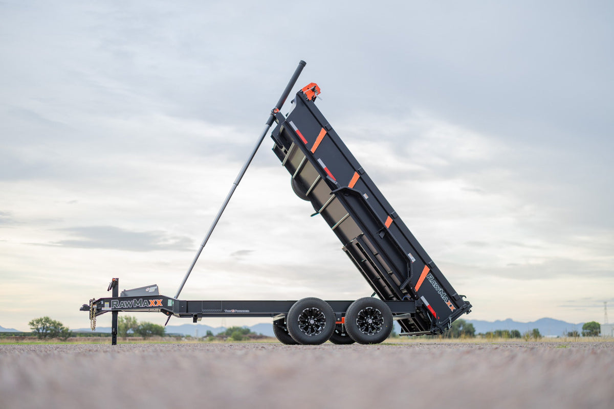 RawMaxx LPXT Bumper Pull 83" Telescopic Dump