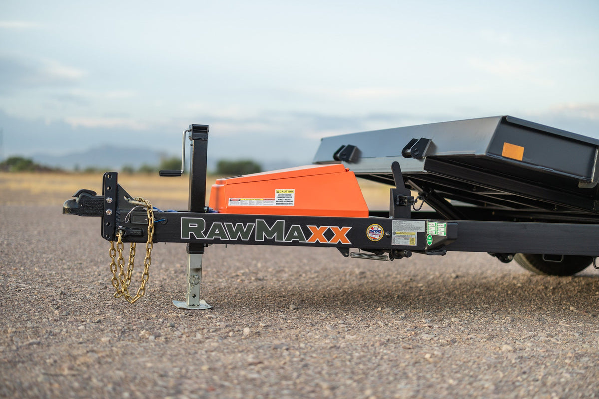 RawMaxx SGX Bumper Pull 12' x 72" Scissor Lift Trailer