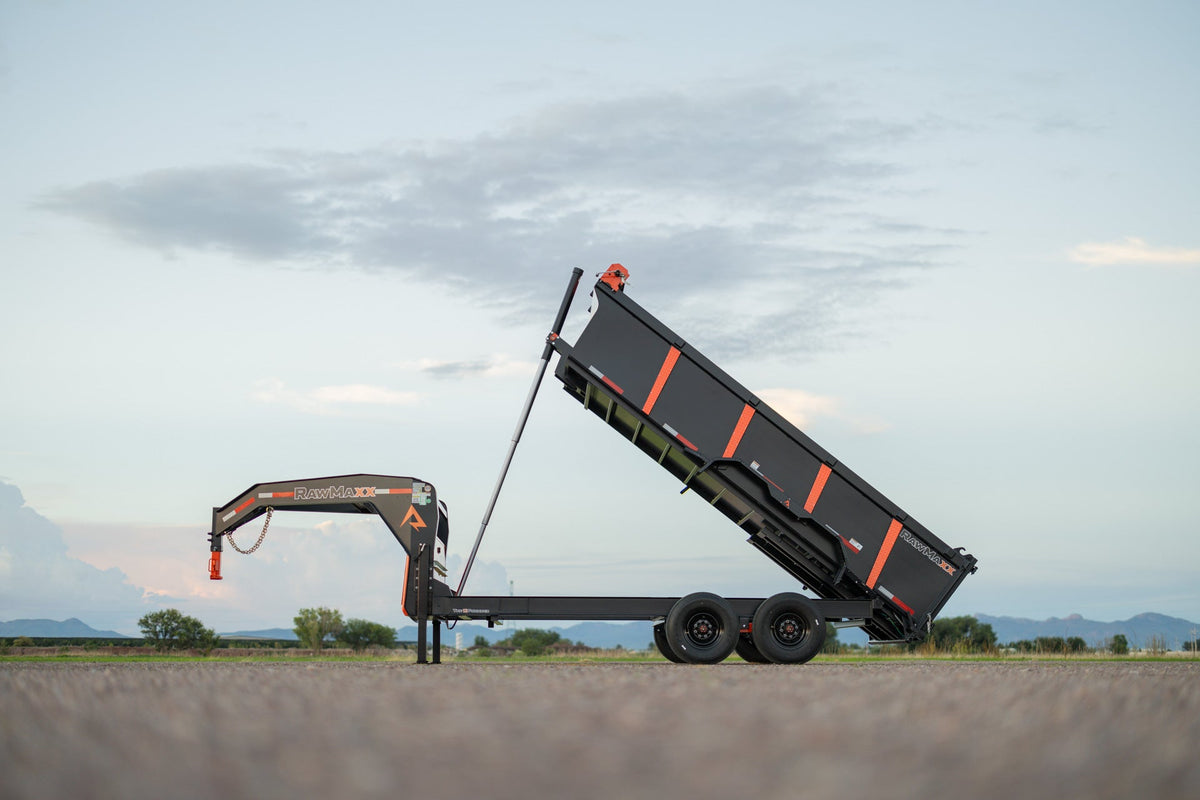 RawMaxx LPXT Gooseneck 83" Telescopic Dump