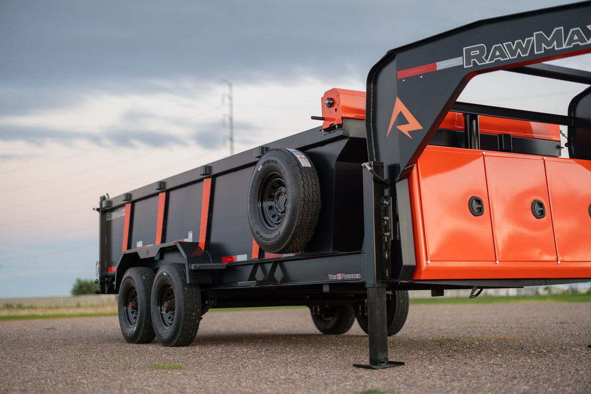 RawMaxx LPXT Gooseneck 83" Telescopic Dump