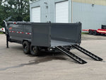 16' HZX GN Dump Trailer 10K Axles 4' High Sides 11579