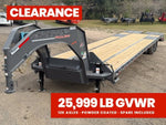 40' FHZ Gooseneck Deckover (2) 12K Axles Mega Ramps 25.9 GVWR 13079