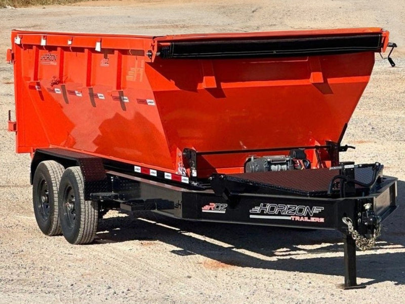 Horizon 16' RDZ BP Roll off Bundle (2) 7k Axles + Bin 4' Walls DZBP16