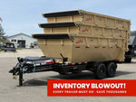 Horizon 14' RDZ BP Roll off Bundle (2) 7k Axles + 3 Bins w/ 4' Walls 7781-A