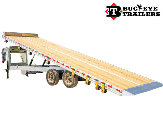 Buckeye Aluminum Gooseneck Tilt Flatbed Trailer