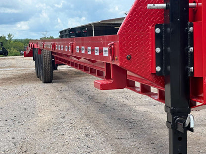 Ascend 44' Mesh Deck (3) 7k Axles - 12k GVWR - 14 Ply Tires w/Spare  - Winch 44M-7K-RD - Ghost Truck & Van Haulers - Stryker Dealership Group