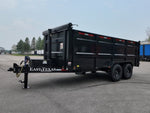 16' East Texas Bumper Pull Dump Trailer 48" Side Walls - (2) 8k Axles 047576