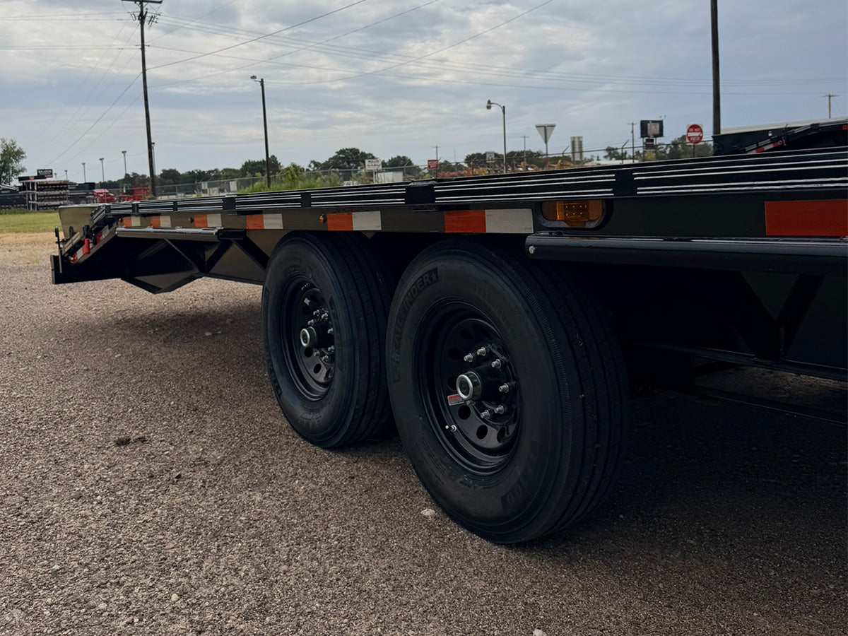 40' DP Platinum Star Gooseneck Trailer Mega Ramps (2) 7k Axles 002372