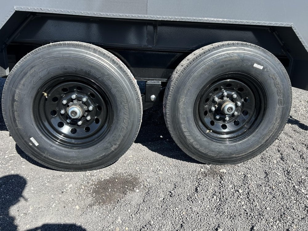 14' Stryker SDT Gooseneck Dump Trailer 48" Side Walls - (2) 7k Axles 3930
