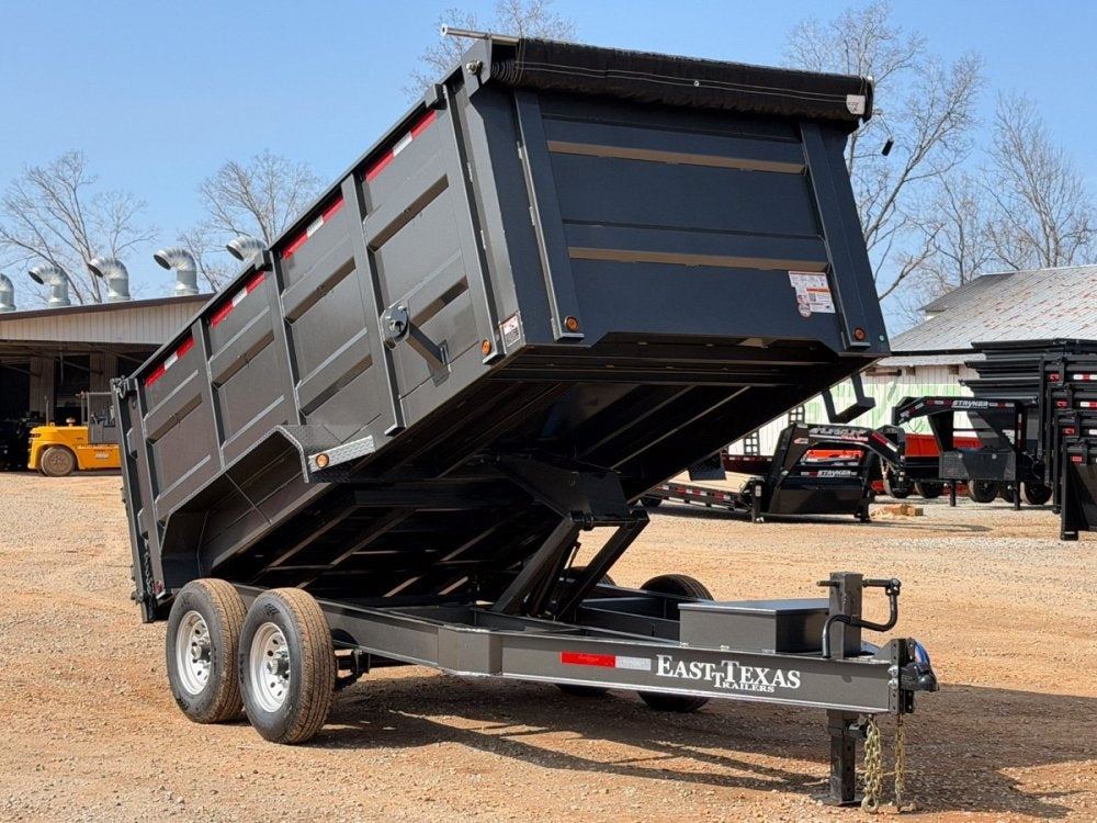 83"x14' Bumper Pull Dump Trailer 48" Sides - 14k GVWR 48611