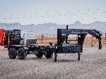 16' Horizon HRD Gooseneck Roll Off Base Trailer Telescopic 12 Ton Lift - (2) 10k Axles 14954