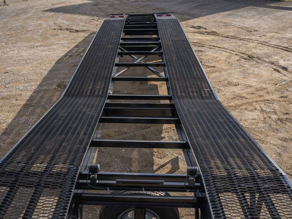 53' Ultra Max 4 Car Trailer, 10K Axles, 102" Wide, 30" Wide Grate, 9' Aluminum Ramps 149125