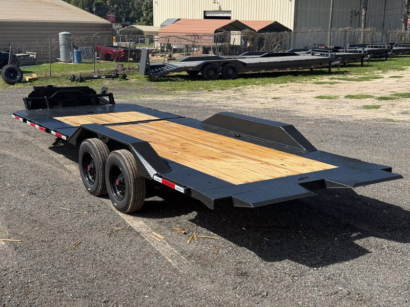 24' Horizon HET Bumper Pull Equipment Tilt Trailer Drive Over Fenders - (2) 10K Axles 020841