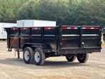 83"x16' Bumper Pull Dump Trailer 36" Sides - 14k GVWR 48277