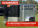 Black Stockman Express 6'6" Tall (2) 3500lb Axles KC2669 - Stryker Dealership Group
