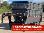 Horizon 16' HRD GN Roll off Bundle (2) 10k Axles + 2 Bins w/ 6' Walls 016076