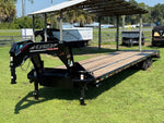 40' FHZ Gooseneck Deckover (2) 10K Axles Mega Ramps 13056