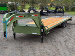 35' DKO Gooseneck Deckover 30'+5' Mega Ramps (2) 8K Axles 010732
