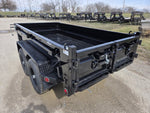 10' x 60" Iron Bull DTB Bumper Pull Dump Trailer 18" Side Walls - (2) 5200 lb Axles 104801
