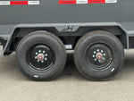 16' HZX GN Dump Trailer 10K Axles 4' High Sides 11579