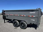 14' Stryker SDT Gooseneck Dump Trailer 48" Side Walls - (2) 7k Axles 3930