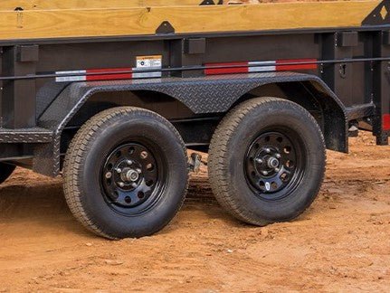7,000 lb GVWR with Tandem Axles