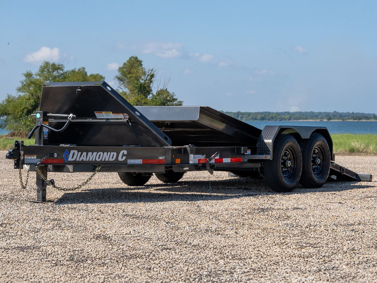 Diamond C HDT Low Pro Bumper Pull Hydraulic Tilt Equipment Trailer - Stryker Dealership Group