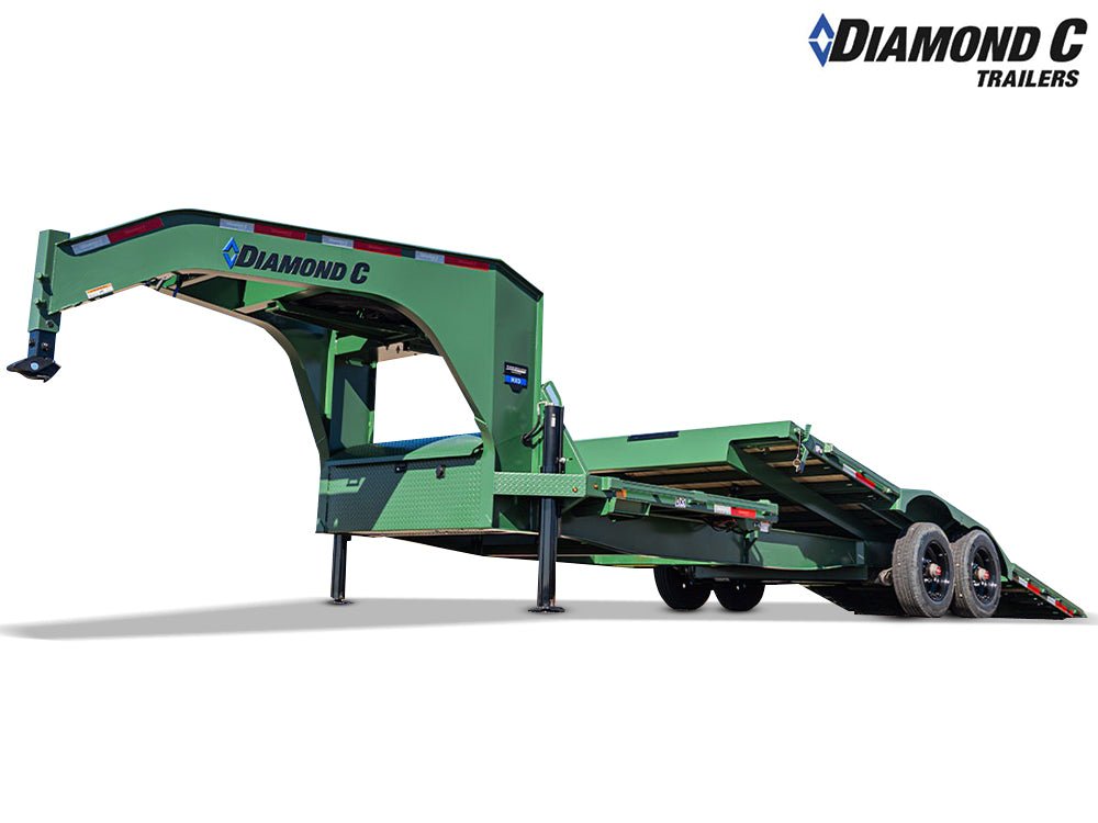 Diamond C HXD Low Pro Gooseneck Extra Wide Tilt Equipment Trailer - Stryker Dealership Group