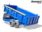 Diamond C LPT Bumper Pull Low Profile Dump Trailer - Stryker Dealership Group