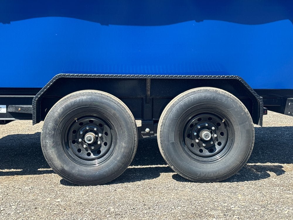 Dura Haul 14' BP Roll Off Bundle (2) 7k Axles + 3 Bin 4' Walls 01092A - Stryker Dealership Group