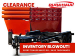 Dura Haul 14' BP Roll Off Bundle (2) 7k Axles + 3 Bin 4' Walls 01092B - Stryker Dealership Group