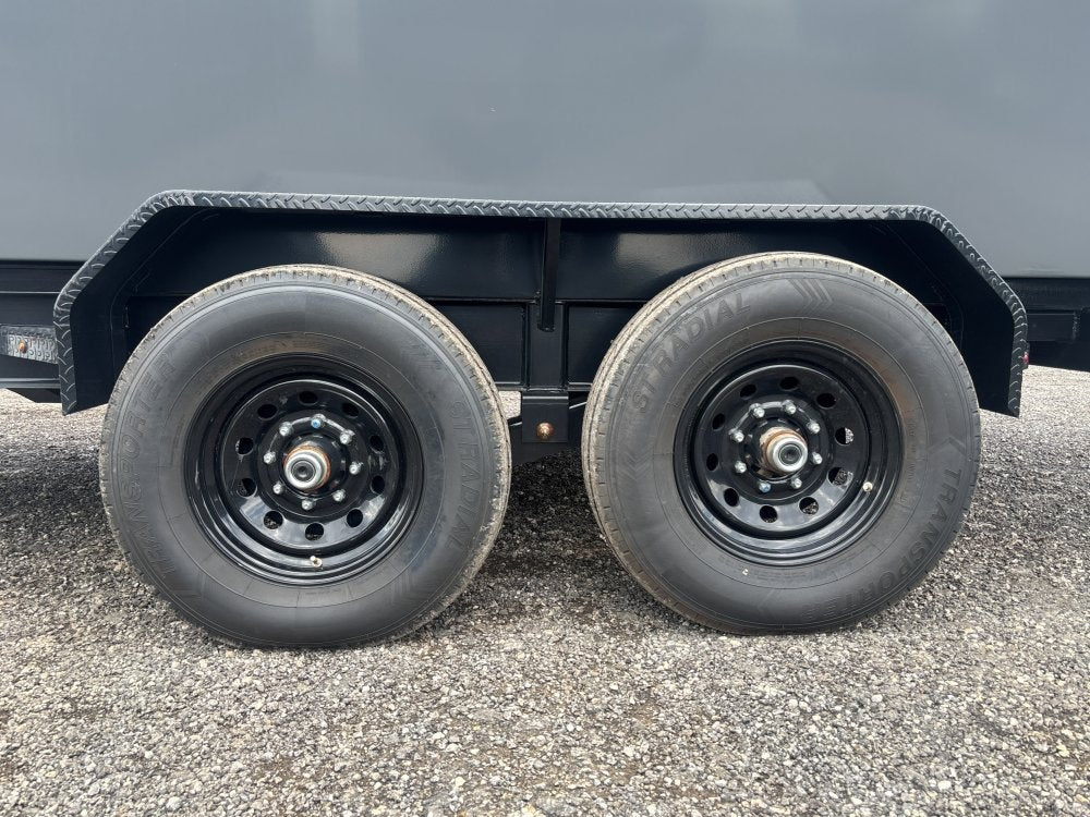Dura Haul 14' BP Roll Off Bundle (2) 7k Axles + 3 Bins w/ 4' Walls 10100 - Stryker Dealership Group