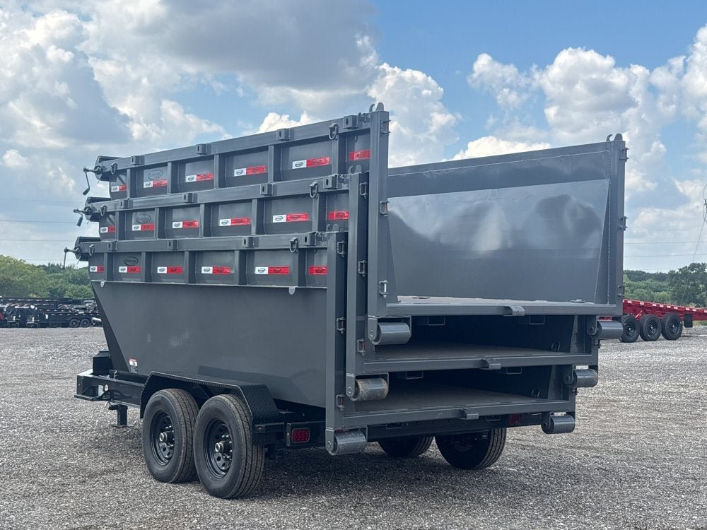 Dura Haul 14' BP Roll Off Bundle (2) 7k Axles + 3 Bins w/ 4' Walls 10100 - Stryker Dealership Group