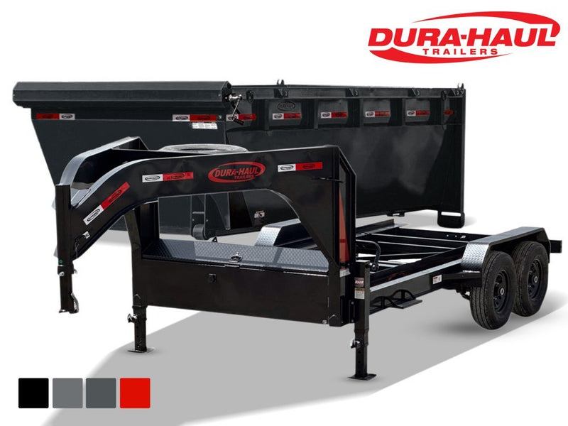 Dura Haul 14' GN Roll off Bundle (2) 7k Axles + 1 Bin w/ 4' Walls 10756 - Stryker Dealership Group
