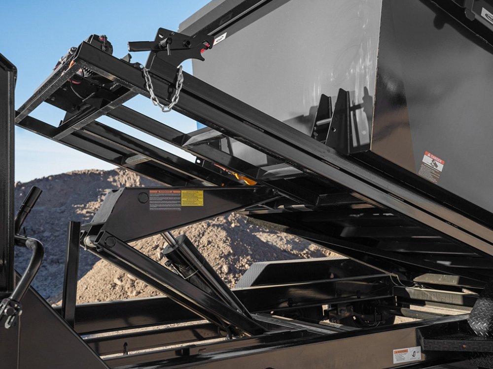 Dura Haul 14' GN Roll off Bundle (2) 7k Axles + 1 Bin w/ 4' Walls 10756 - Stryker Dealership Group