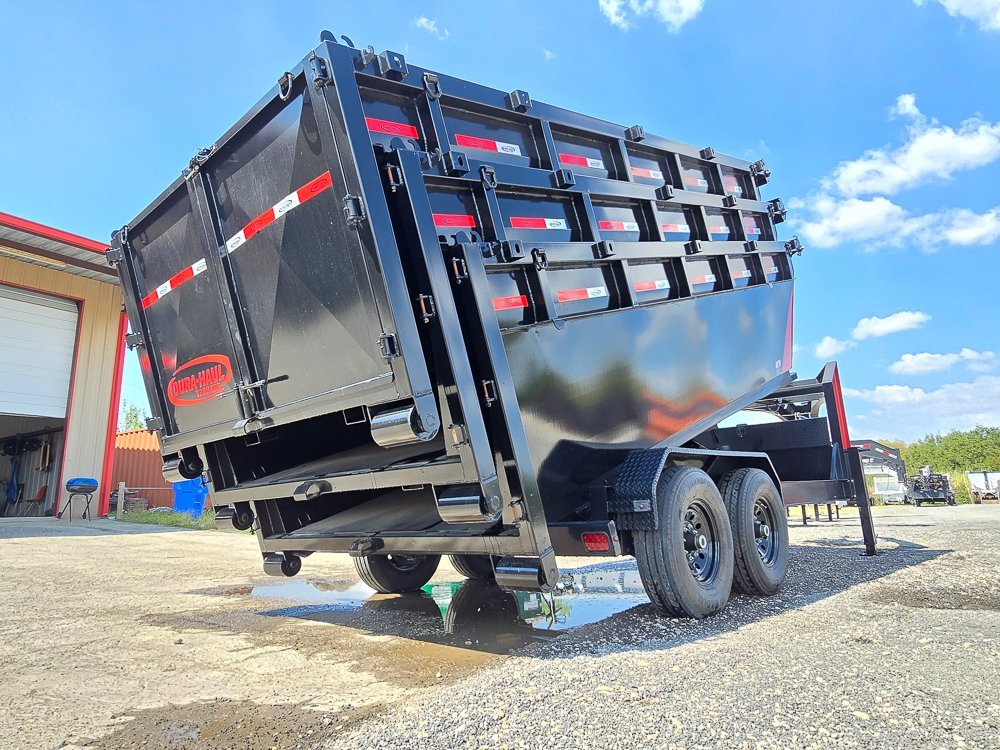 Dura Haul 14' GN Roll off Bundle (2) 7k Axles + 3 Bins w/ 4' Walls 10756 - Stryker Dealership Group