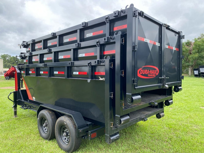 Dura Haul 14' GN Roll off Bundle (2) 8k Axles + 3 Bins w/ 4' Walls 10104 - Stryker Dealership Group