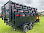 Dura Haul 14' GN Roll off Bundle (2) 8k Axles + 3 Bins w/ 4' Walls 10104 - Stryker Dealership Group
