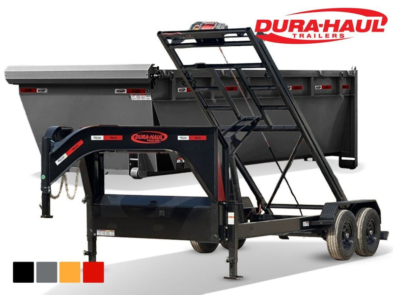 Dura Haul 16' GN Roll off Bundle (2) 7k Axles + 1 Bin w/ 4' Walls 10761 - Stryker Dealership Group