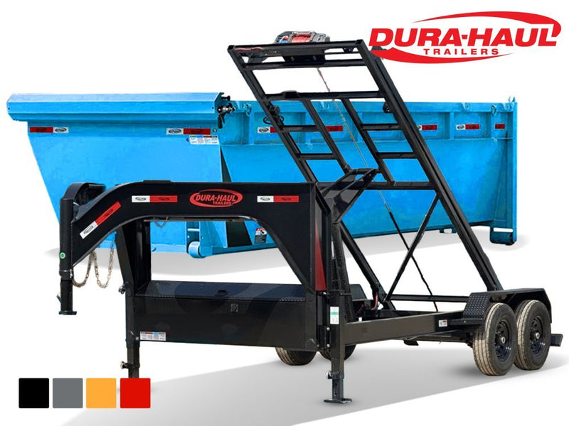 Dura Haul 16' GN Roll off Bundle (2) 7k Axles + 1 Bin w/ 4' Walls 10761 - Stryker Dealership Group