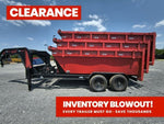 Dura Haul 16' GN Roll off Bundle (2) 7k Axles + 3 Bins w/ 4' Walls 01030B - Stryker Dealership Group