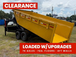 Dura Haul 16' GN Roll Off Bundle (2) 7k Axles + Bin 4' Walls KOGN14 - Stryker Dealership Group