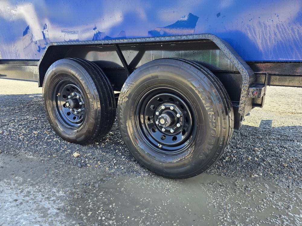 Dura Haul 16' GN Roll off Bundle (2) 8k Axles + 3 Bins w/ 4' Walls 01093A - Stryker Dealership Group