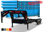 Dura Haul 16' GN Roll off Bundle (2) 8k Axles + 3 Bins w/ 4' Walls 0973-C - Stryker Dealership Group