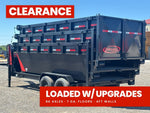 Dura Haul 16' GN Roll off Bundle (2) 8k Axles + 3 Bins w/ 4' Walls 10972 - Stryker Dealership Group