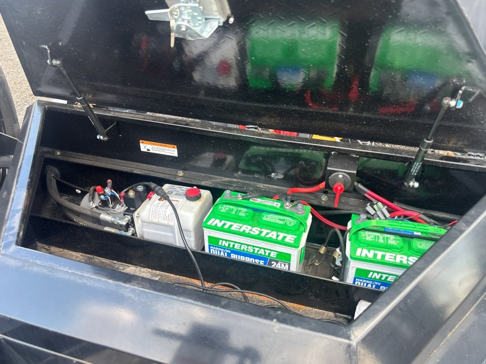 Dura Haul 14' BP Roll off Bundle (2) 8k Axles + 3 Bins w/ 4' Walls - Roll Off Packages/RO 14' Gooseneck - Stryker Dealership Group