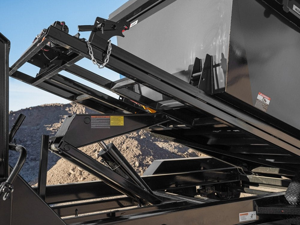 Dura Haul 14' GN Roll off Bundle (2) 7k Axles + 1 Bin w/ 4' Walls - Roll Off Packages/RO 14' Gooseneck - Stryker Dealership Group