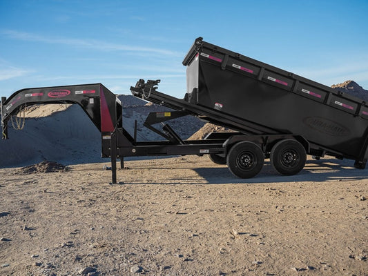 Dura Haul 14' GN Roll off Bundle (2) 7k Axles + 1 Bin w/ 4' Walls - Roll Off Packages/RO 14' Gooseneck - Stryker Dealership Group