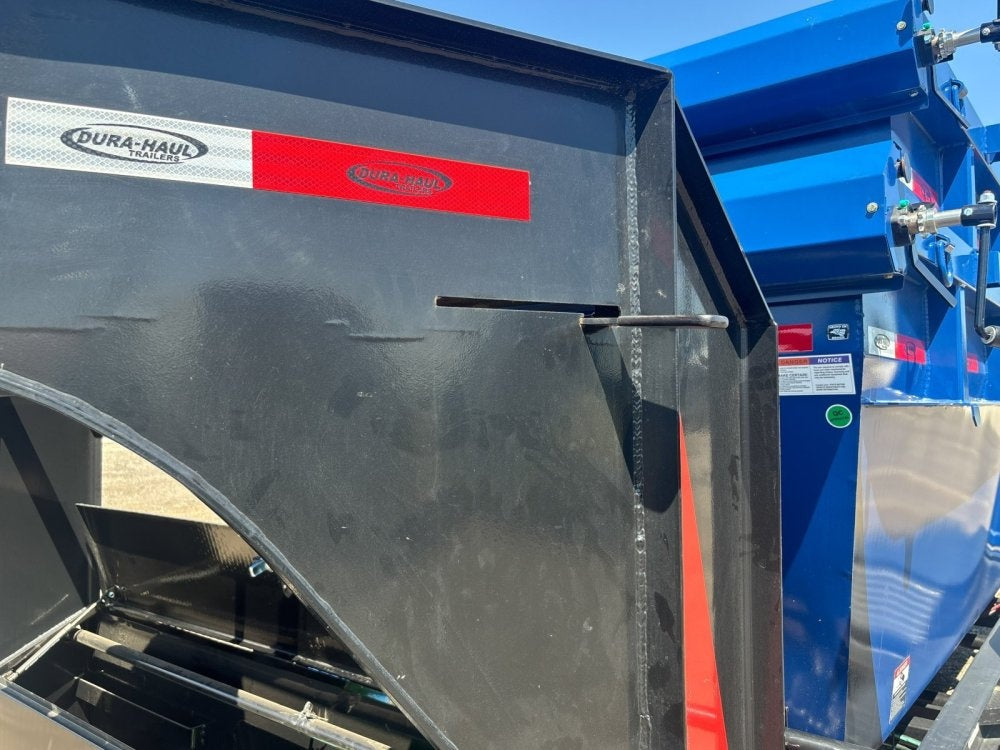 Dura Haul 14' GN Roll Off Bundle (2) 7k Axles + 2 Bins w/ 4' Walls - Roll Off Base Trailer/RO 14' Gooseneck - Stryker Dealership Group