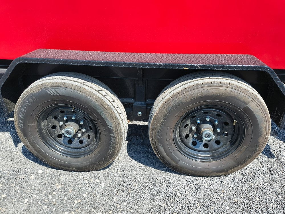 Dura Haul 14' GN Roll Off Bundle (2) 7k Axles + 3 Bins w/ 4' Walls - Roll Off Packages/14' Gooseneck - Stryker Dealership Group